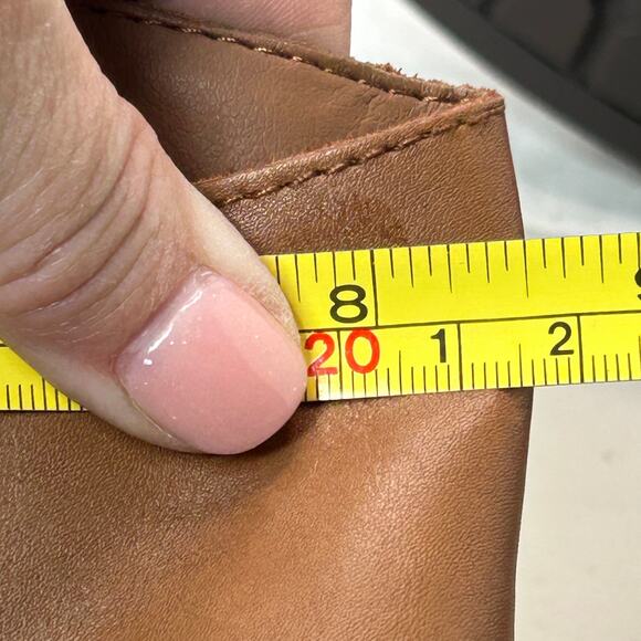 Sam Edelman Penny 2 Knee High Leather Boots Side Zip Whiskey Women's 7M/37 NWB - Picture 7 of 10